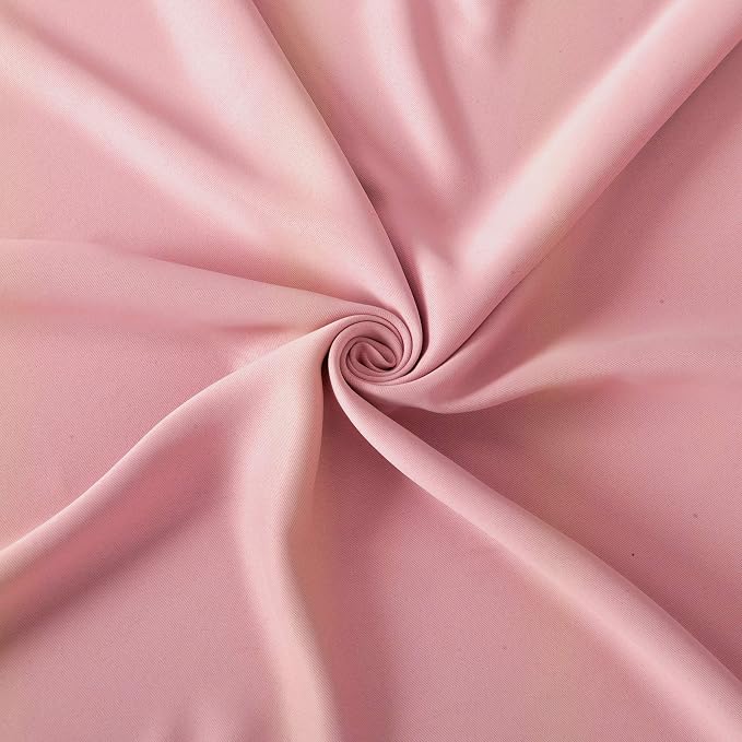 LEMOMO Pink Blackout Curtains 34 x 63 Inch Length/Set of 2 Curtain - Image 5