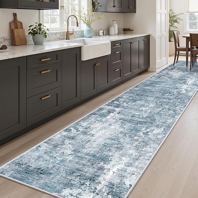 Runner Rug 2'6" x 12' Washable Non-Slip 2.5x12 ft Long Runner Rugs by Soalmost