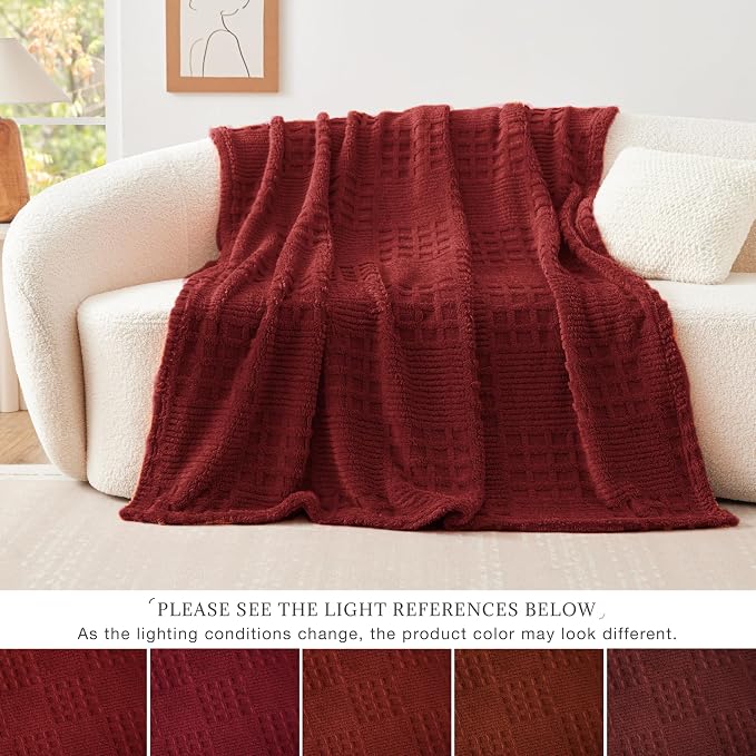 EXQ Home Fleece Throw Blanket for Couch or Bed - Image 6
