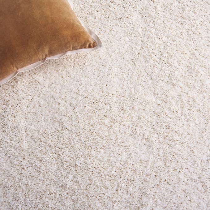 SAFAVIEH California Premium Shag Collection 9'6" x 13' Ivory SG151 Non-Shedding - Image 6