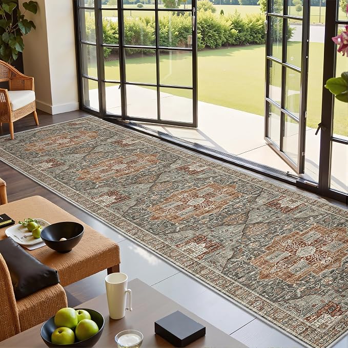 Runner Rug 2x10, Ultra-Thin Kitchen Rugs Non Slip Washable Rugs - Image 3