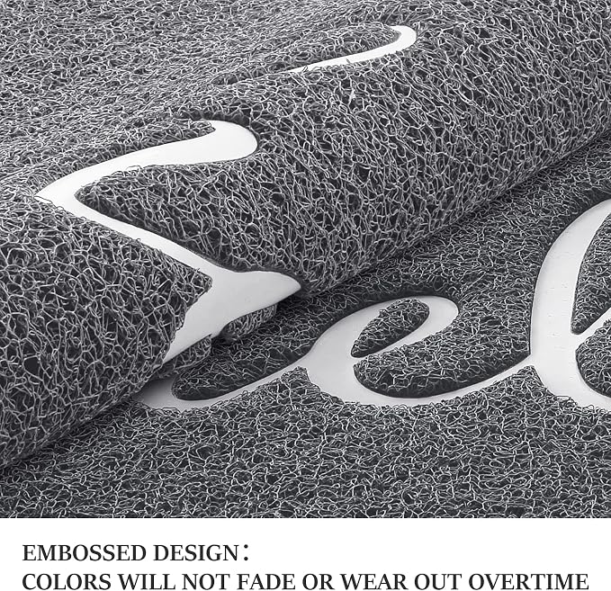 BeneathYourFeet Door Mat, Welcome Mat Low Profile Front Doormat Non Slip Rugs - Image 4
