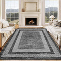 GarveeHome Area Rug 8x10 Modern Geometric Living Room Rug Non Slip, Thin by GarveeHome
