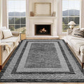 GarveeHome Large Washable Rug 9x12 Modern Geometric Non Slip, Distressed by GarveeHome
