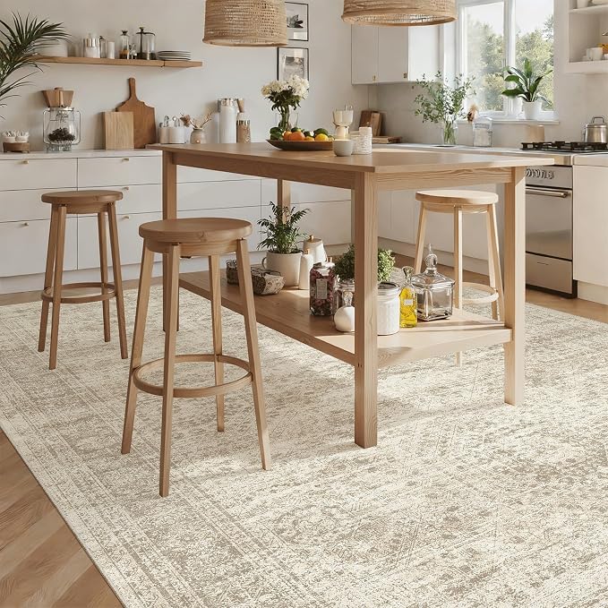 Washable Area Rug 8x12, Large Soft Rugs - Image 4