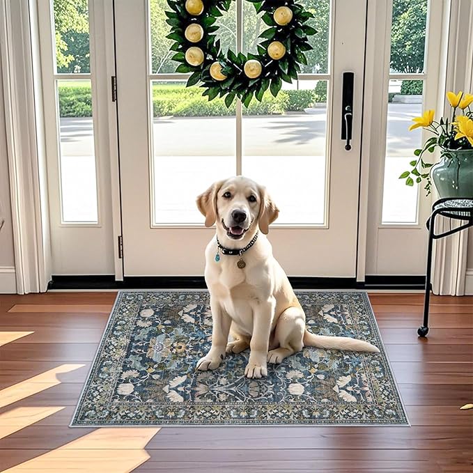 Washable 2x3 Runner Rug for Entryway: Easy-Clean Carpet - Image 2