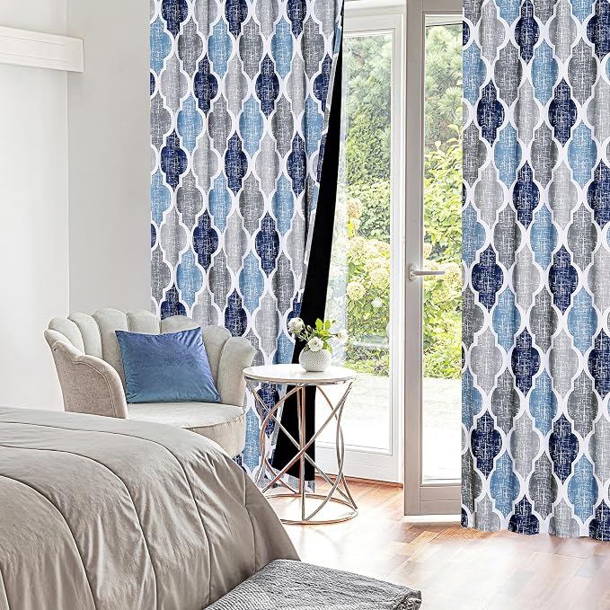Beauoop 100% Blackout Curtains 84 Inches Long 2 Panels - Image 7