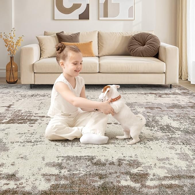 UERMEI 8x10 Area Rug Living Room Rugs - Image 4
