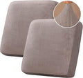 H.VERSAILTEX Velvet Stretch Couch Cushion Cover Plush Cushion Slipcover by HVERSAILTEX
