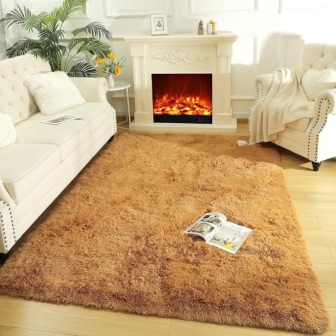 LOCHAS Ultra Soft Indoor Modern Area Rugs Fluffy Living Room Carpets - Image 2