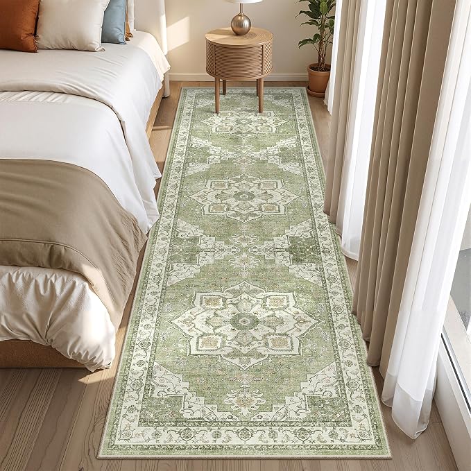 Kitchen Runner Rug Non Slip Washable 2.5x8, Soft Low Pile Entryway Rug Runners - Image 5