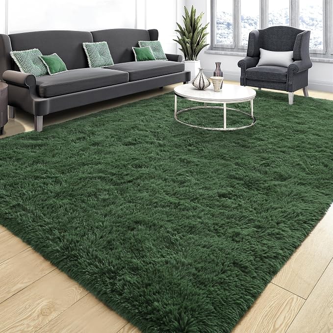 Tepook Fluffy Large Rugs for Living Room, Area Rug 6x9 Soft Carpet for Bedroom - Image 3