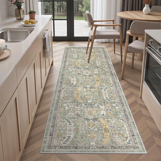 Madane Washable Runner Rug by Madane