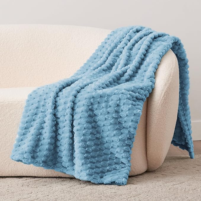 EXQ Home Fleece Throw Blanket for Couch or Bed by EXQHomeTexitleCoLtd
