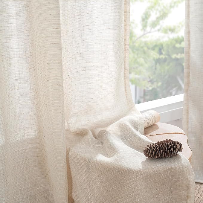 BGment Long Linen Curtains 102 Inch Length - Image 7