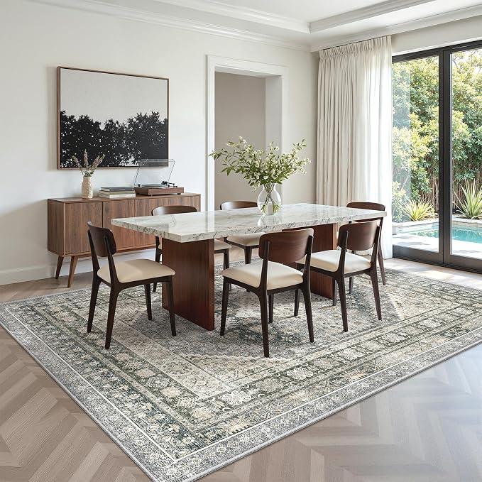 zesthome 6x9 Area Rug, Super Soft Washable Rugs - Image 8