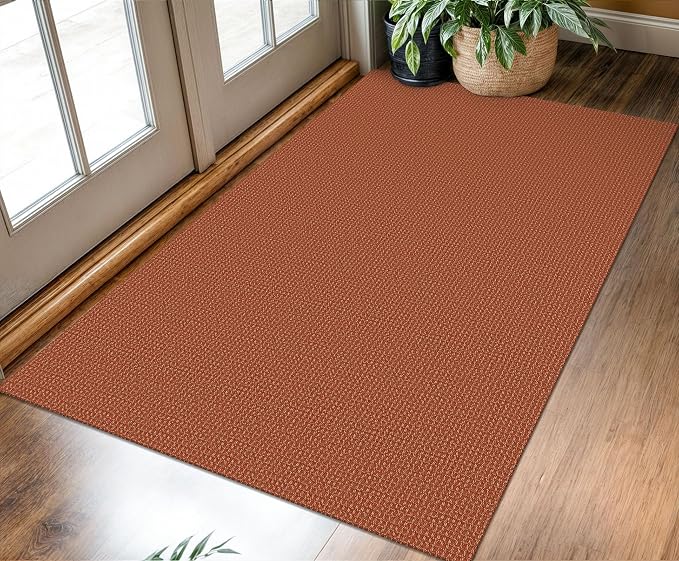 KOZYFLY Rugs for Entryway 3x5 ft Washable Area Rug Non Slip Rubber Backed Entry - Image 8