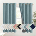 NICETOWN 100% Absolutely Blackout Linen Curtains by NICETOWN