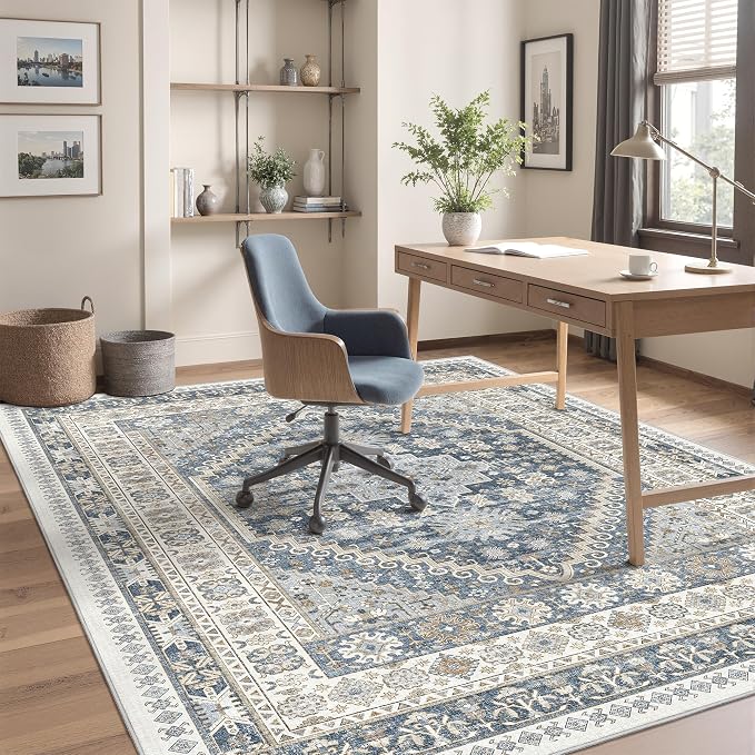 Area Rugs 5x7, Ultra-Thin Washable Rugs - Image 4