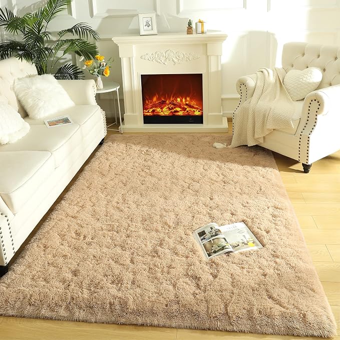 LOCHAS Ultra Soft Indoor Modern Area Rugs Fluffy Living Room Carpets - Image 3