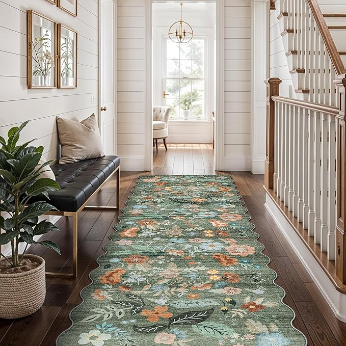 Washable 2x8 Hallway Runner Rug: Water-Resistant Kitchen Rug Soft Bedroom - Image 6
