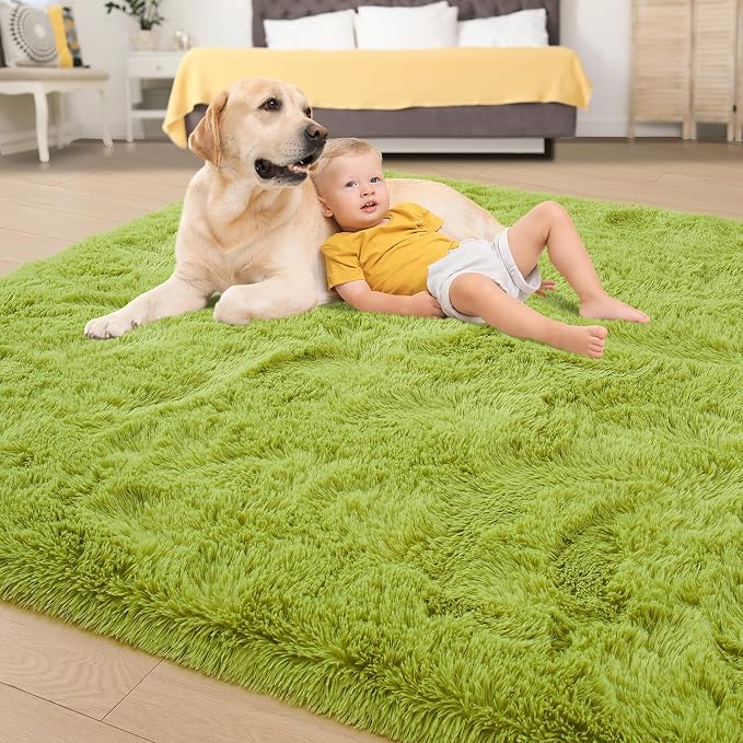 Tepook Area Rugs 9x12 for Living Room, Super Soft Fluffy Rugs for Bedroom - Image 4