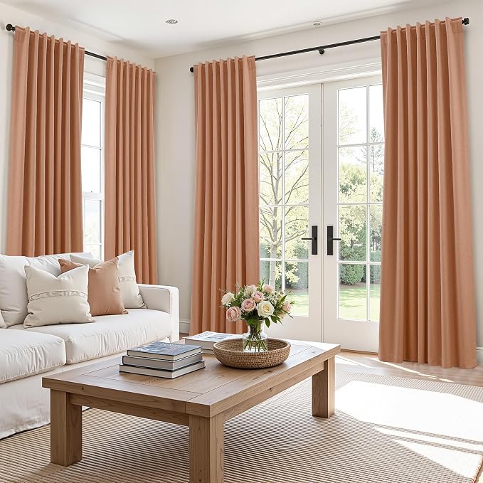 Guken 100% Blackout Curtains 84 Inch Length 2 Panels Set - Image 9