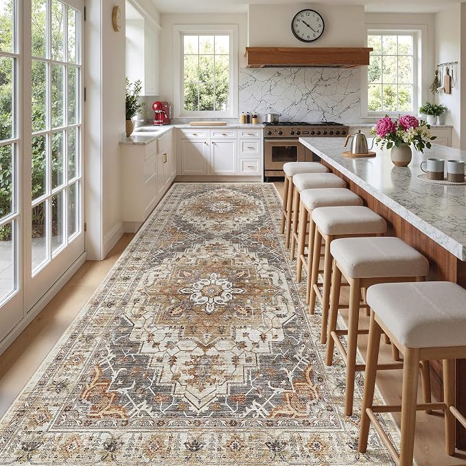 Madane 4x10 Wide Hallway Runner Rug: Washable Soft Rug Runners - Image 2