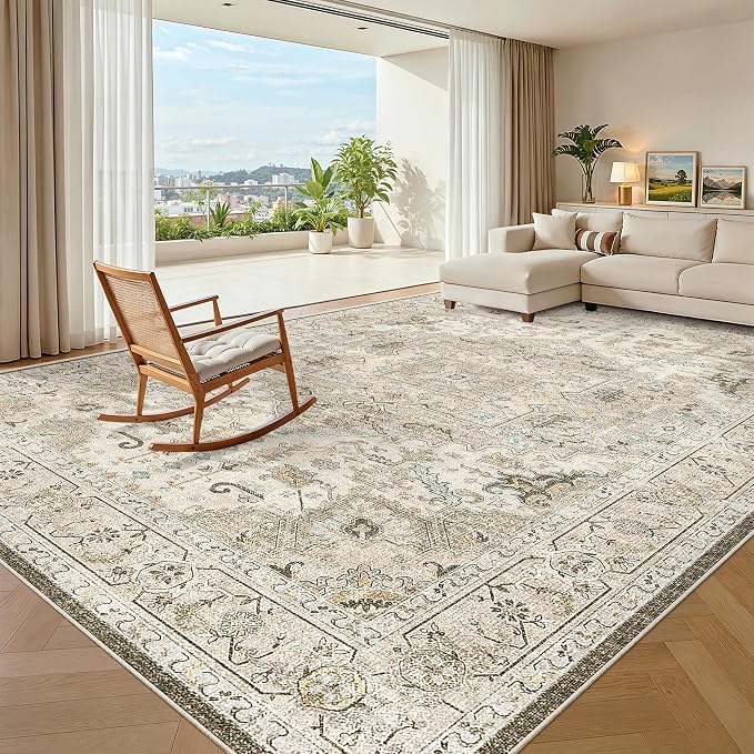 Madane Washable Rug 8x10 Area Rugs - Image 2