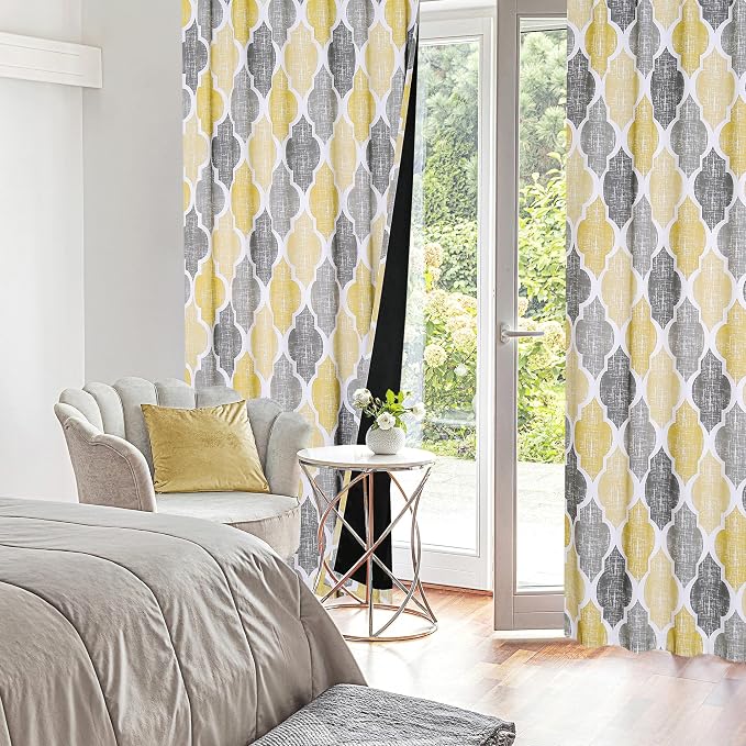 Beauoop 100% Blackout Curtains 84 Inches Long 2 Panels - Image 7