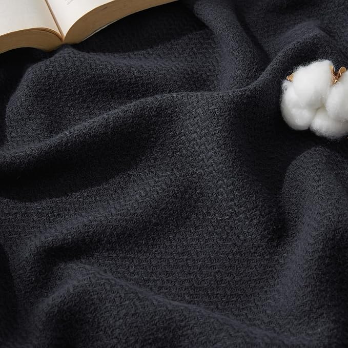 Bedsure GentleSoft 100% Cotton Large Throw Blanket by Unknown