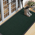 Smiry Front Door Mat Outside Entrance, Heavy Duty Natural Rubber Doormat by Smiry