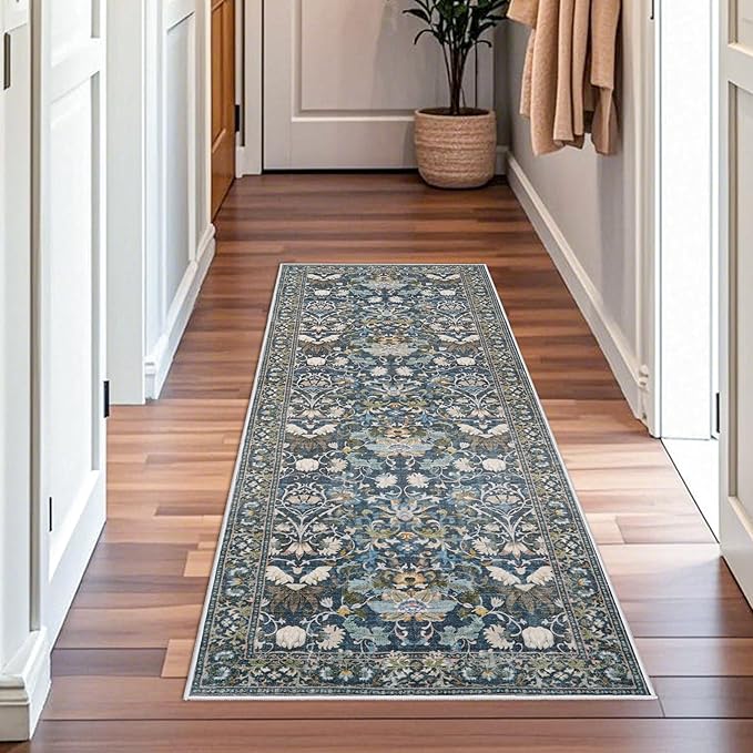 Washable Vintage 2x6 Bathroom Rugs: Soft Carpet - Image 3