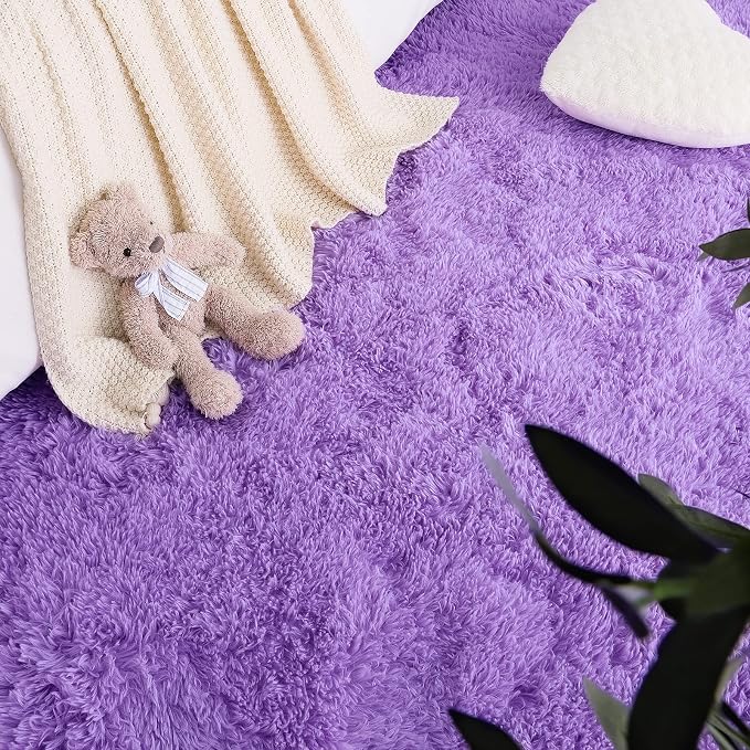 LOCHAS Ultra Soft Indoor Modern Area Rugs Fluffy Living Room Carpets - Image 6