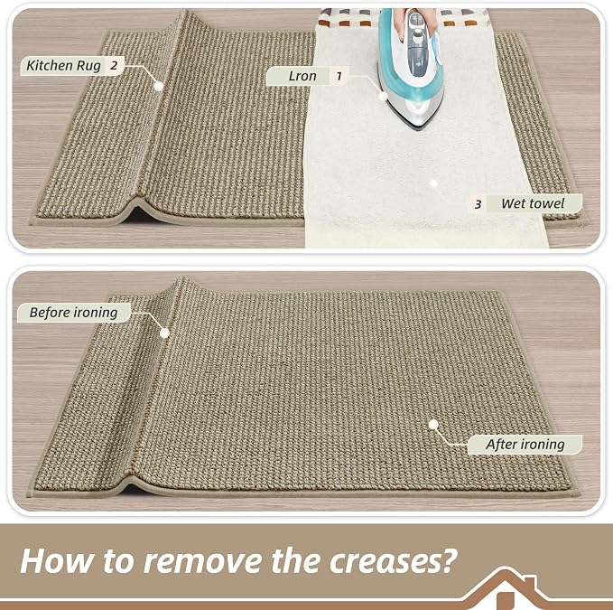 BEQHAUSE Kitchen Rugs 20"x32", Non-Slip Kitchen Mats - Image 9