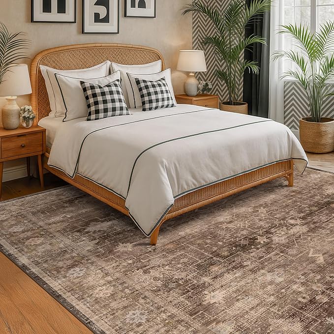 Hazo Haus Gold Brown 8x12 Big Rugs - Image 3