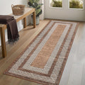 Washable 2.5x10 Kitchen Runner Rug, Easy Clean Geometri Rugs by GarveeHome