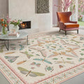 Pastel Pink Girls Rugs for Bedroom 6x8 by HazoHaus
