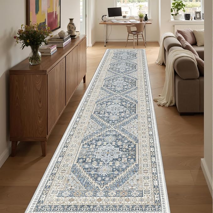 Washable Runner Rug 2.5x14, Non-Slip Long Kitchen Mats - Image 3