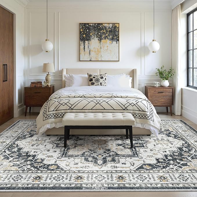 zesthome Washable Rug 6x9 Area Rugs, Stain Resistant Rugs - Image 9