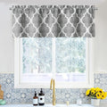 Beauoop Lattice Blackout Window Valance Curtain Panels Thermal Insulated Noise by Beauoop