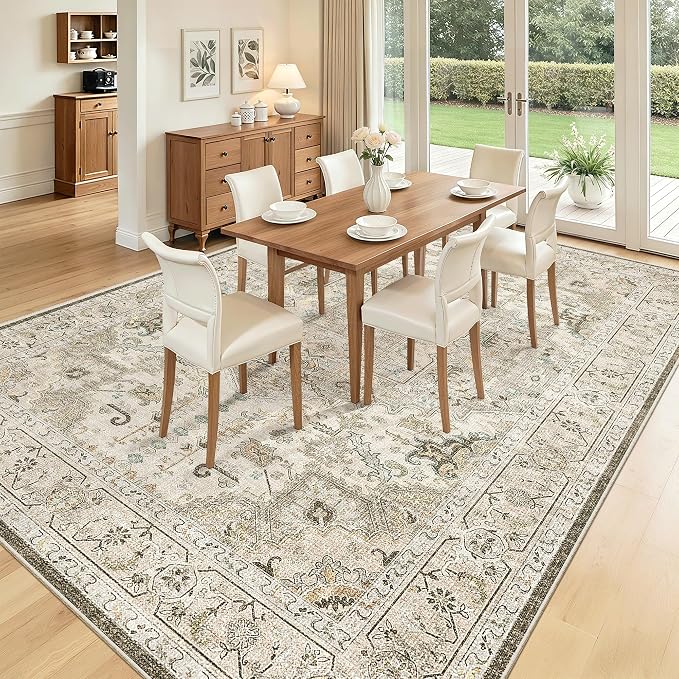 Madane Washable Rug 8x10 Area Rugs - Image 4