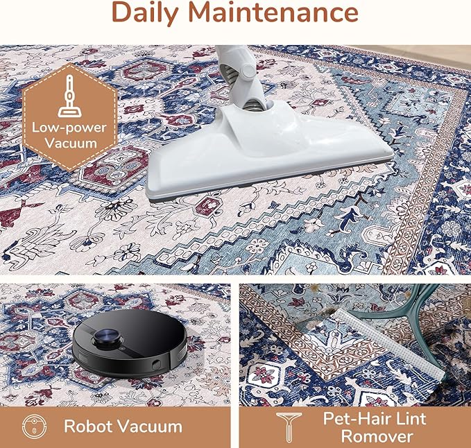 OPPODREAM Soft Entryway Rug 2x6, 2x6 Rug Runner, Washable Hallways Carpet 2 x 6 - Image 5