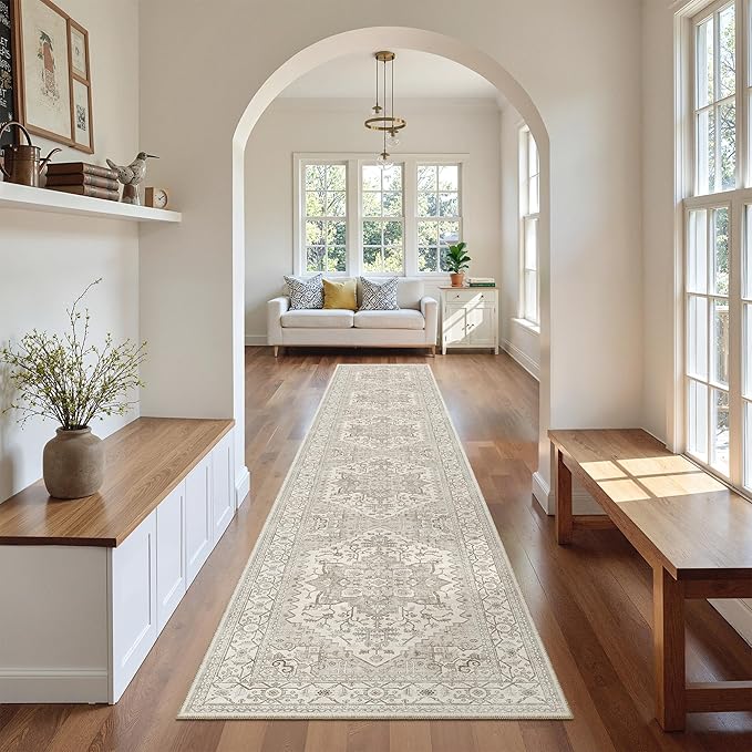 Madane Hallway Runner Rug 2x12, Long Washable Runner Rugs 12ft - Image 4