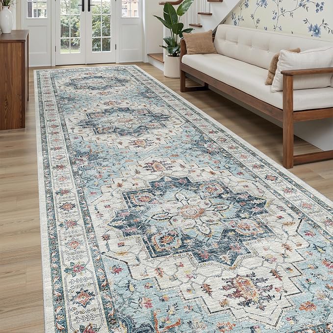 Madane 4x12 Wide Hallway Runners: Washable Runner Rug - Image 2