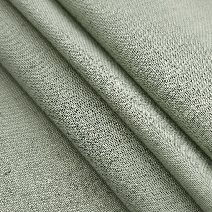 Nanspring Desert Sage Linen Curtains 72 Inch Length - Image 7