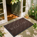 Yimobra Welcome Mat Outdoor Indoor, All-Season Waterproof Front Door Mat by Yimobra