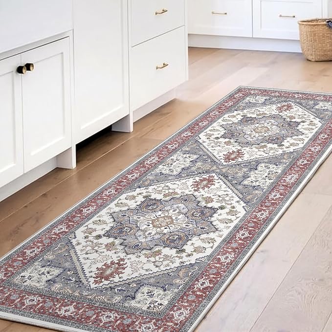 OPPODREAM Soft Entryway Rug 2x6, 2x6 Rug Runner, Washable Hallways Carpet 2 x 6 by OPPODREAM