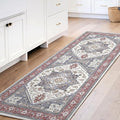 OPPODREAM Soft Entryway Rug 2x6, 2x6 Rug Runner, Washable Hallways Carpet 2 x 6 by OPPODREAM