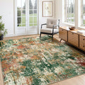 Washable Area Rugs 4'x6' Non-Slip Modern Abstract Soft by RELEANY